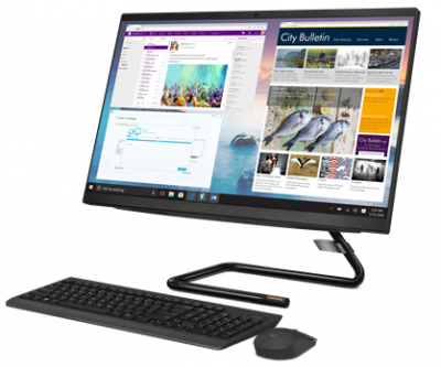 Моноблок Lenovo IdeaCentre AIO 3  / 23.8" /  Core i3-1005G1 /4GB /1TB HDD / DVD-Writer / черный
